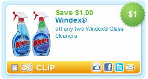 $1.00 off two Windex Coupon