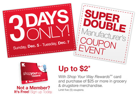 kmart coupons. Kmart will double any coupon,