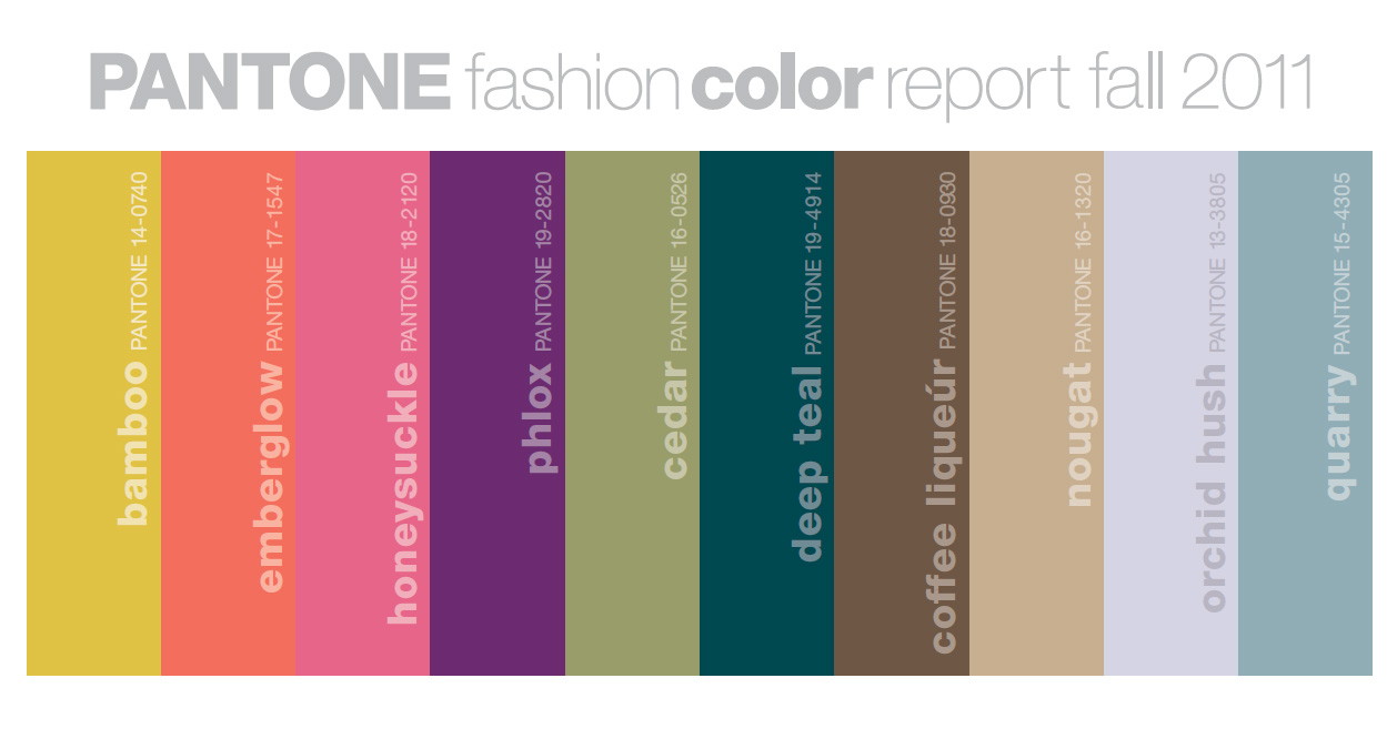 2011 Fall Fashion Color Report + 10 items under $30
