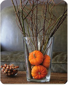 Make Your Own Fall Decor with Branches and Pumpkins!