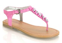 Girls 'Jelly Bean' Jeweled Sandals $11.00 at Totsy!
