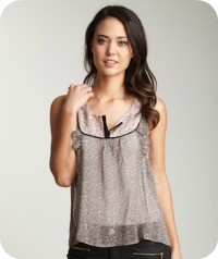 Lucca Couture Women's Ruffle Top only $12.00 at HauteLook!