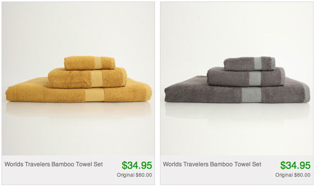 Splurge on Luxury Bamboo Towel Sets, Over 40% Off!
