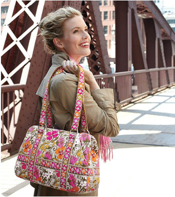 Vera Bradley Squared Away Handbag 39 99 This Weekend Only The