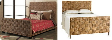 Knockout Knockoffs Natural Seagr Headboard Bed Chair The The Complete Queen Size Bed Comes With Sophisticated Price Of 1 298 Pier Imports Offers Their Exclusive Seagr Block