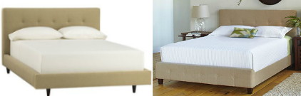 Knockout Knockoffs: Upholstered Headboards by Crate & Barrel, Restoration Hardware and Williams-Sonoma