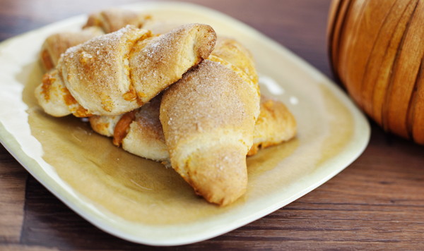 Pumpkin Cream Cheese Crescent Rolls