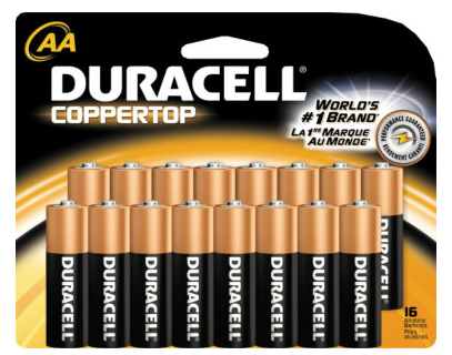 Power Up: Duracell Batteries Free after Staples Rewards