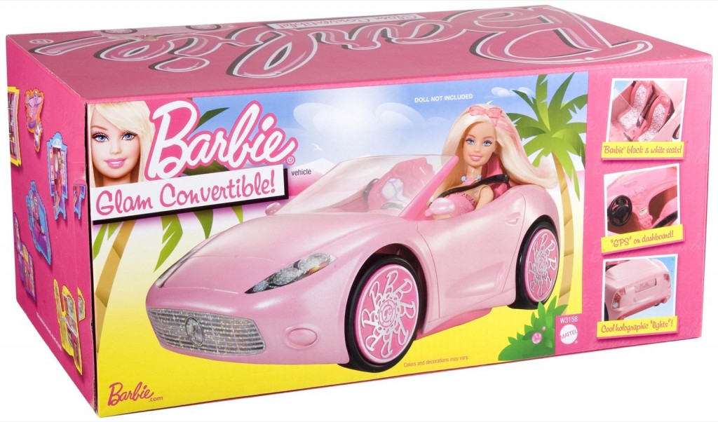 barbie glam convertible walmart