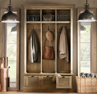 Knockout Knockoffs: Restoration Hardware Shutter Locker Entry