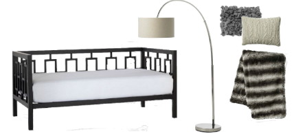 Knockout Knockoffs: West Elm Modern Daybed Guest Space