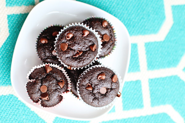 Low-Calorie Double-Chocolate Muffins