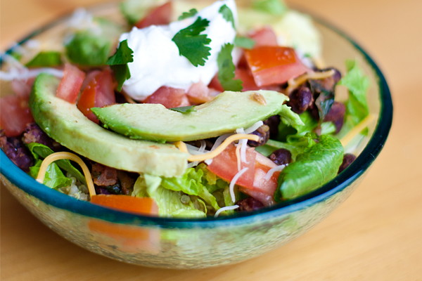 Sides Under $5: Black Bean Quinoa Bowls