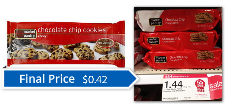 Market Pantry Chocolate Chip Cookies Only 0 42 At Target The