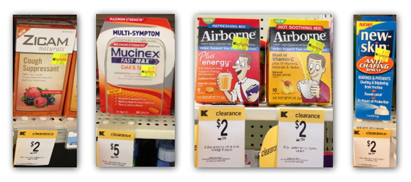 Kmart Clearance Finds Free Zicam Cheap Airborne And More