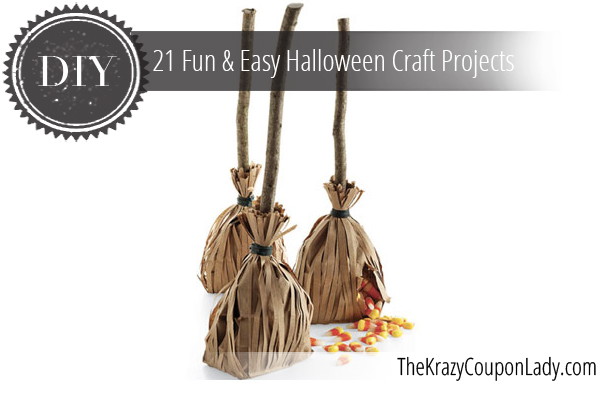 DIY: 21 Fun & Easy Halloween Craft Projects