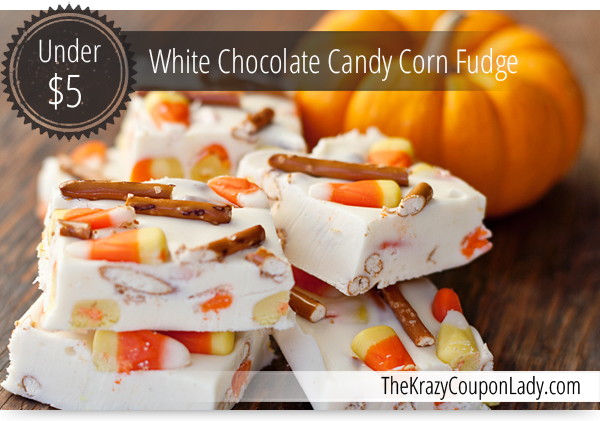Desserts Under $5: White Chocolate Candy Corn Fudge