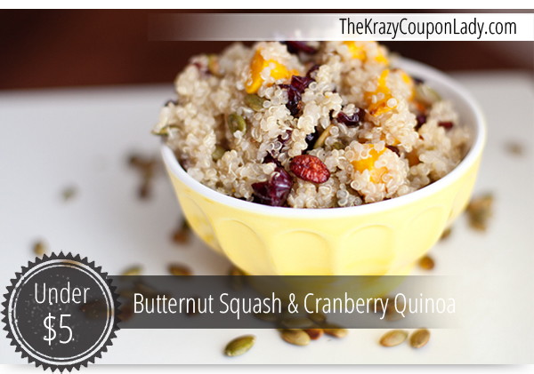 Butternut Squash & Cranberry Quinoa