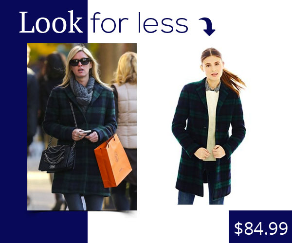 Get Nicky Hilton's Cozy Plaid Coat for $84.99