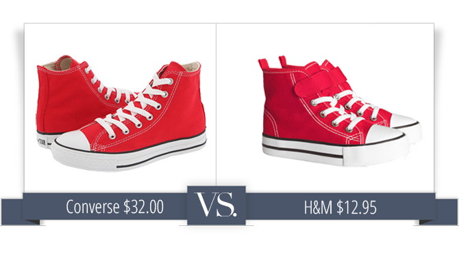 Boys' Knockoff Converse for Only $12.95 