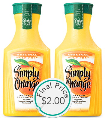 Simply Orange Juice, Only $2.00 at Walgreens, Starting 1 ...