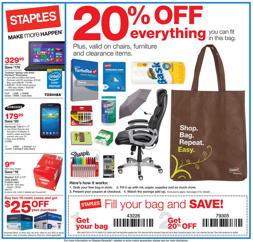 Staples Deals Week Of 2 23 The Krazy Coupon Lady