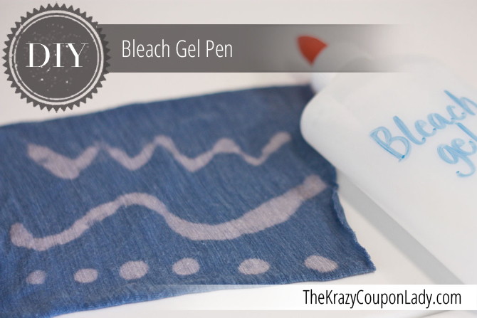 Make Your Own Bleach Gel Pen for Just Pennies! - The Krazy Coupon Lady
