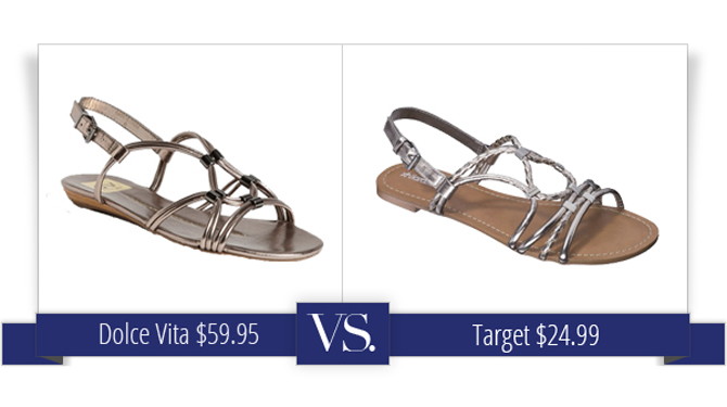 Summer Essential Dolce Vita Metallic Sandal Knockoff for Just $24.99