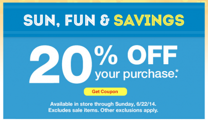 CVS 20 percent 6-22