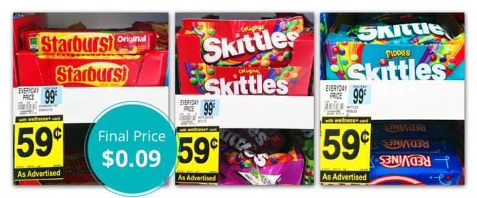 Skittles and Starburst