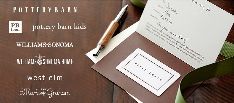 Pottery Barn Gift Cards