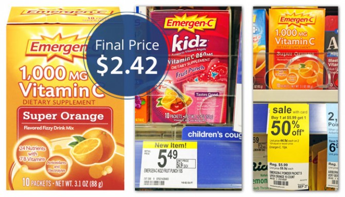 Emergen-C, as Small as $2.42 at Walgreens! - The Krazy Coupon Female graphic regarding Emergen C Coupon Printable named Emergen-C, as Reduced as $2.42 at Walgreens! - The Krazy Coupon Girl