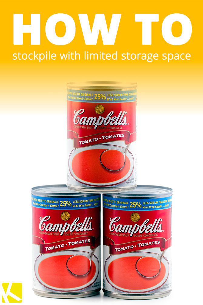6 Tips for Storing Your Stockpile When You Have Limited Space