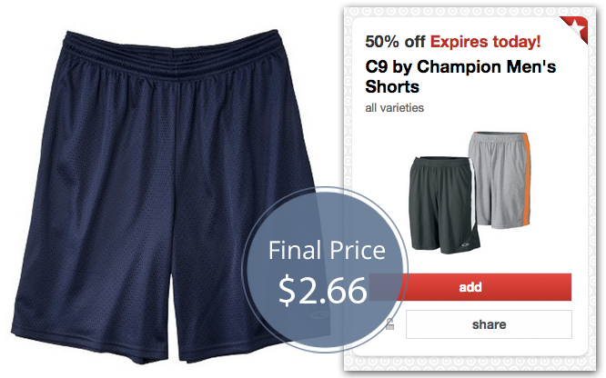 champion shorts men target