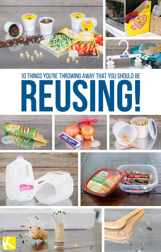 10 Items You’re Throwing Away That You Should Be Reusing!