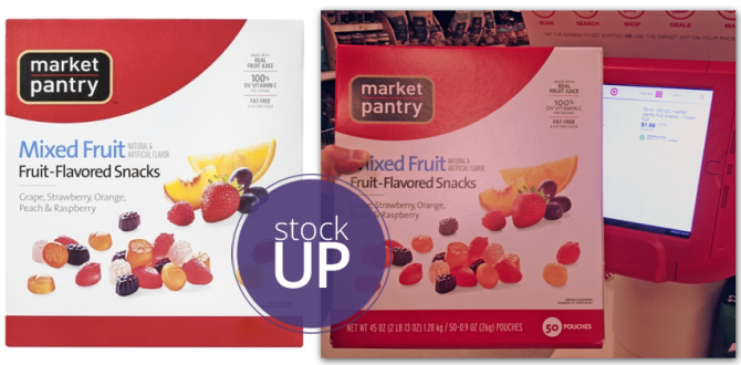 Market Pantry Fruit Snacks 50 Count Only 1 29 At Target The