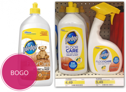 Bogo Coupon Pledge Floor Care Only 1 75 At Target The Krazy