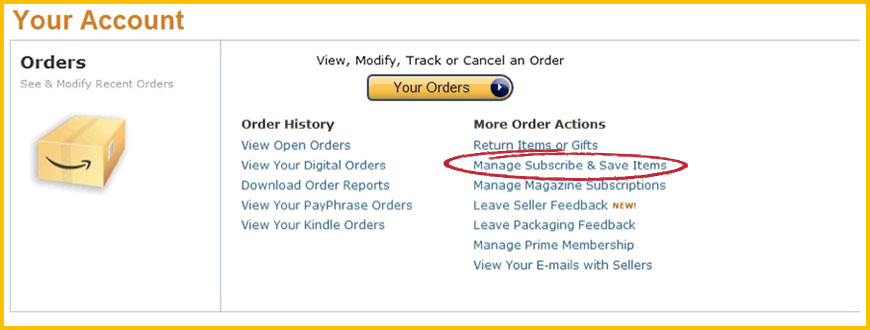 Cancel an Amazon Subscribe & Save Subscription in 3 Simple