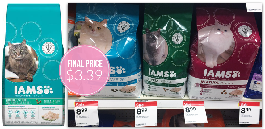 iams cat food at target