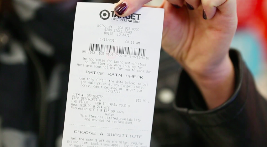 How to Redeem a Rain Check