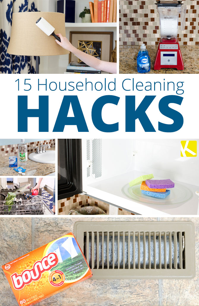 15 Brilliant Household Cleaning Hacks