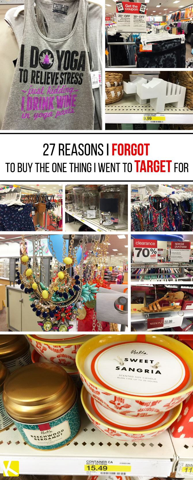 27 Reasons I Forgot to Buy The One Thing I Went to Target For