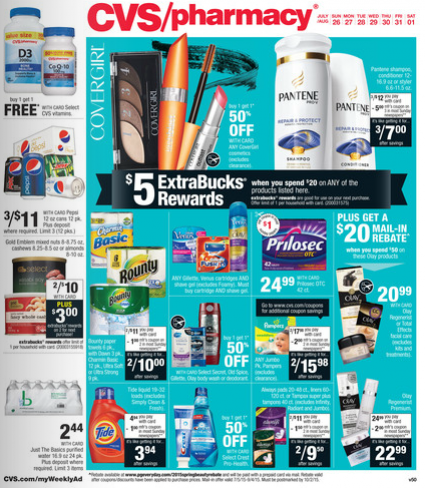 cvs coupon deals 7/26