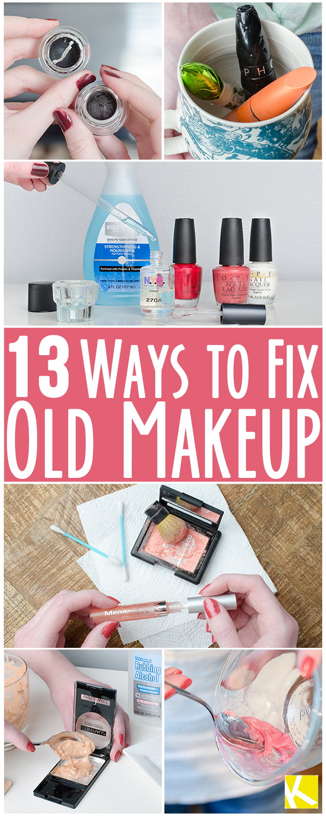 13 Free and Simple Ways to Save Old Makeup