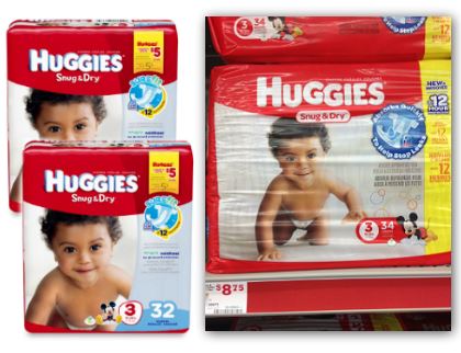 Huggies Diapers, as Low as $3.75 at 