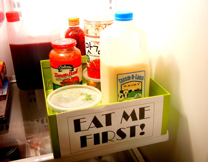 Fridge & Freezer Hack: Reduce waste by putting expiring food in an 