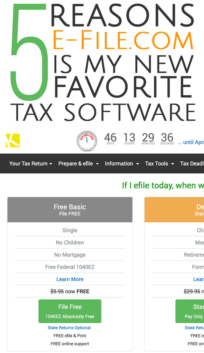 5 Reasons E-File.com Is My New Favorite Tax Software