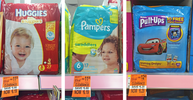 clearance diapers