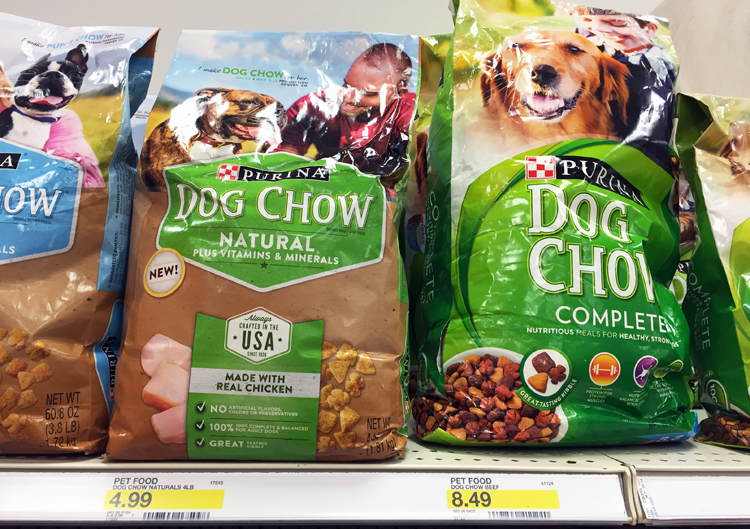 target purina dog chow