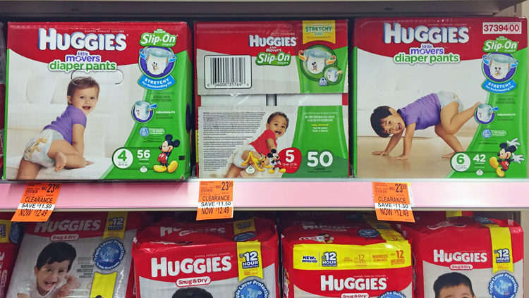 clearance diapers